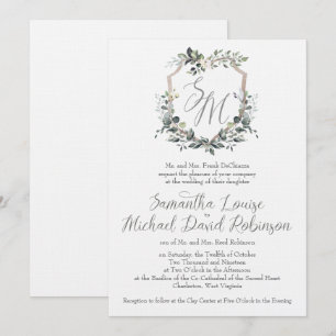 Convite para Casamento de Samantha & Michael