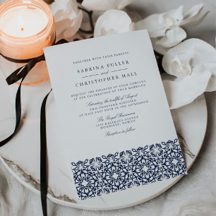 Convite para casamento de Santorini MARINHO