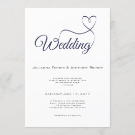 Convite para casamento de script