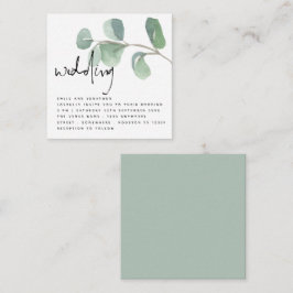 Convite para Casamento de Script Informal MINI Euc