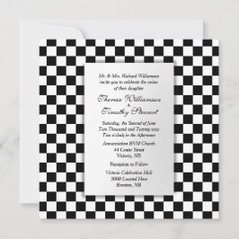 Convite para Casamento de Tema de Carro Race