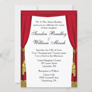 Convite para Casamento de Tema de Filme