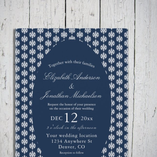 Convite para Casamento de Toneladas de Inverno de  (Criador carregado)