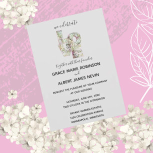 Convite Para Casamento De Vanilla Strawberry Hydra