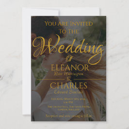 Convite para Casamento de Verão Elegante e Minimal