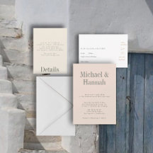 Convite para Casamento de Verão Industrial