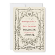 Convite para Casamento de Vestuário de Sorte