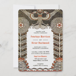 Convite para Casamento de Vestuário de Sorte