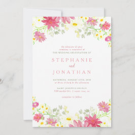 Convite para Casamento de Vidraça Selvagem