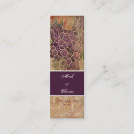 Convite para Casamento de Vinhas de Uvas Vencido E
