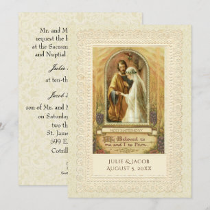 Convite para Casamento de Vintage Bridal