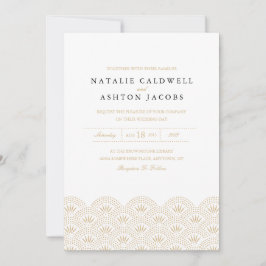 Convite para Casamento Deco Seigaiha