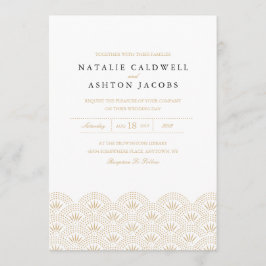 Convite para Casamento Deco Seigaiha