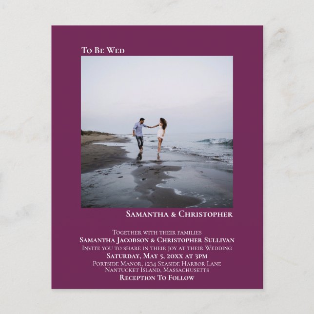 Convite para Casamento do BUDGET para o Gabinete d (Frente)