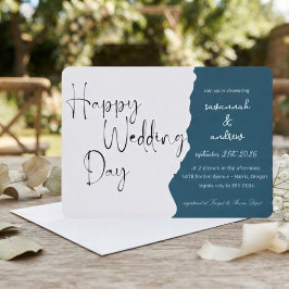 Convite para casamento do Classic Elegant Script