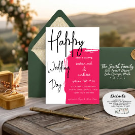 Convite para casamento do Classic Elegant Script