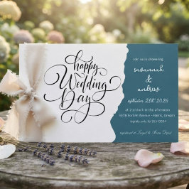 Convite para casamento do Classic Elegant Script