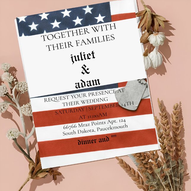 Convite para casamento do Exército de Polícia (Criador carregado)