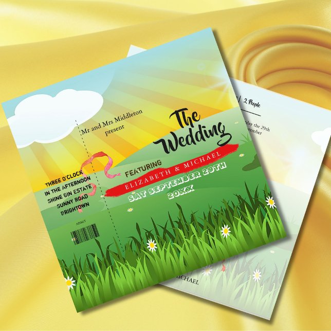 Convite para casamento do Festival Russo Moderno (Criador carregado)