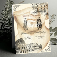 Convite para Casamento do Império Romano Antigo
