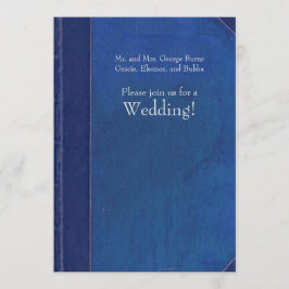 Convite para Casamento do Livro Azul Real