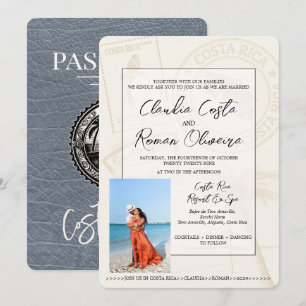 Convite para Casamento do Passaporte Silver Costa