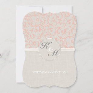 Convite para casamento do SmartElegance Coral