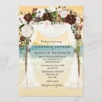 Convite para casamento do Sunset Beach Arbor