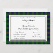 Convite para Casamento Dundas Scottish
