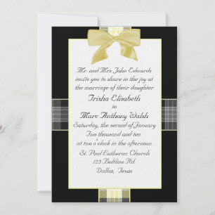 Convite para Casamento Elegante