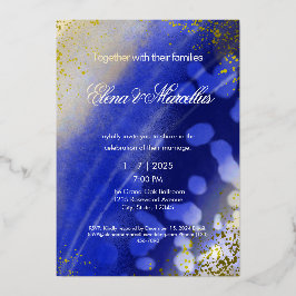 Convite para Casamento Elegante