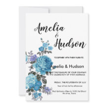 Convite para casamento elegante