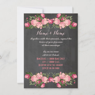 convite para casamento elegante