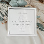 Convite para Casamento Elegante - Alterar Fundo<br><div class="desc">Você pode alterar a cor de fundo para qualquer coisa que desejar...  clique em "Personalizar",  em "Editar" e em "Fundo".</div>