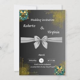 Convite para casamento elegante e personalizável