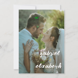 convite para casamento elegante e simples de ouro