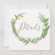 Convite para Casamento Elegante Laurel