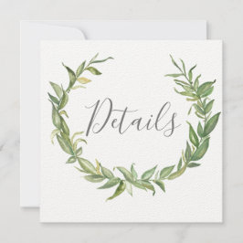 Convite para Casamento Elegante Laurel