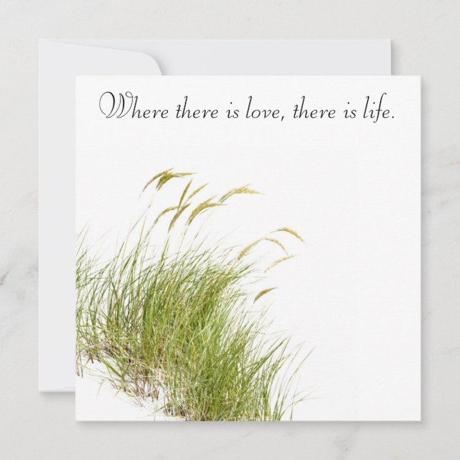 Convite para casamento em Beachside (Frente)