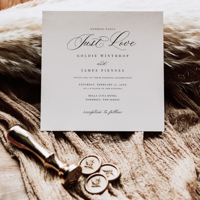 Convite para Casamento em Plena Caligrafia Moderna (Criador carregado)