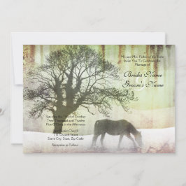 Convite para Casamento Equestre