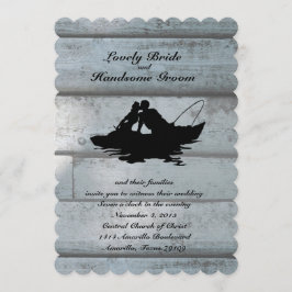 Convite Para Casamento Escalado De Barcos De Pesca