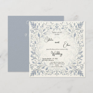 Convite para casamento Floral da Vintage Francesa