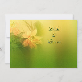 Convite para Casamento Floral do Limão Dourado