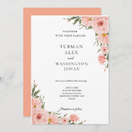 Convite para Casamento Floral Eucalyptus