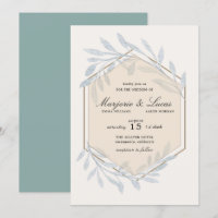 Convite para Casamento Gentil de Botânica