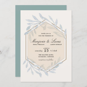 Convite para Casamento Gentil de Botânica