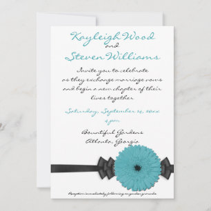 Convite para Casamento Gerber Daisy