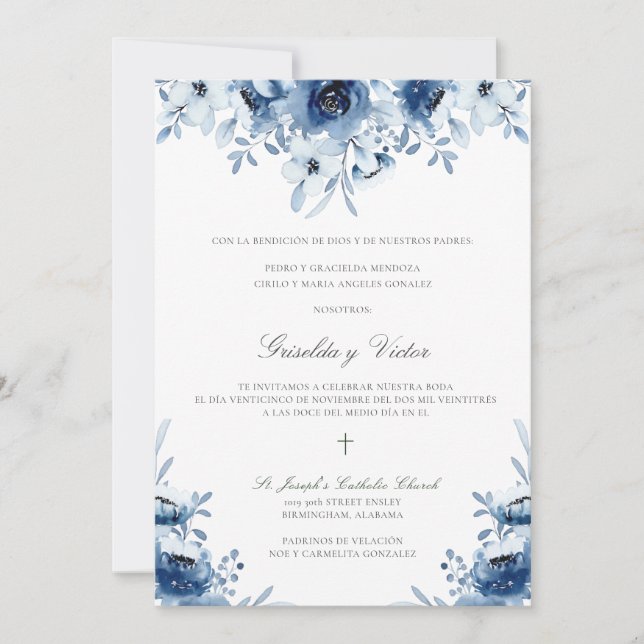 Convite para casamento GRISELDA 2a (Frente)