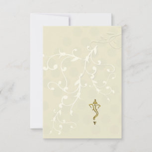 Convite para casamento hindu indiano